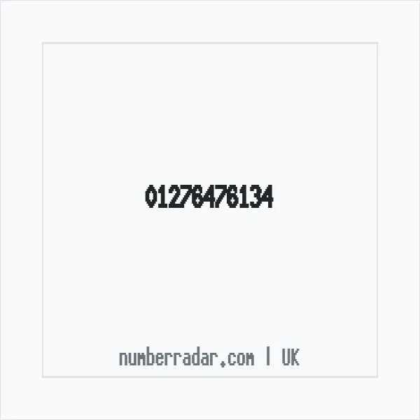 Reverse number check for +44 1276 476134 — who called me?