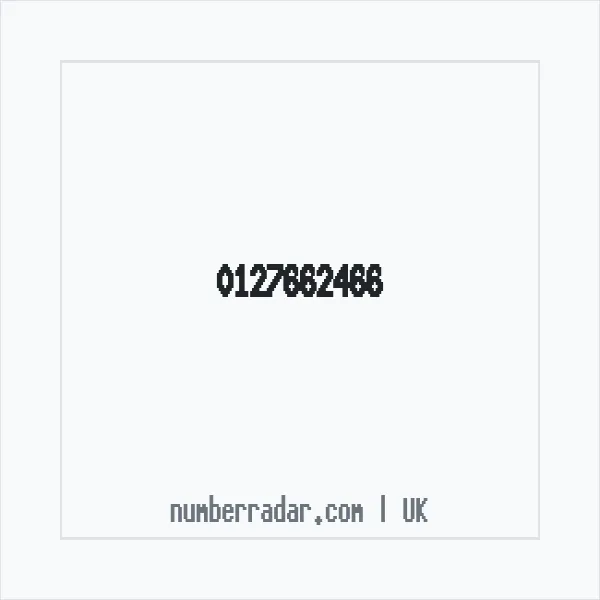 Reverse number check for +44 127662466 — who called me?