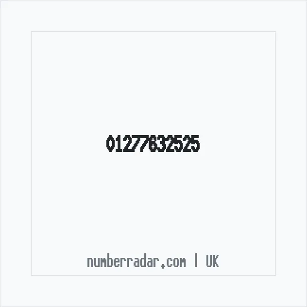 Reverse number check for +44 1277 632525 — who called me?