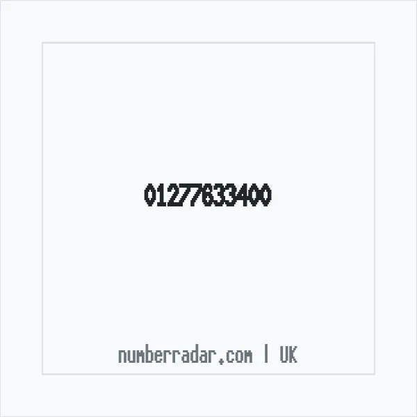 Reverse number check for +44 1277 633400 — who called me?