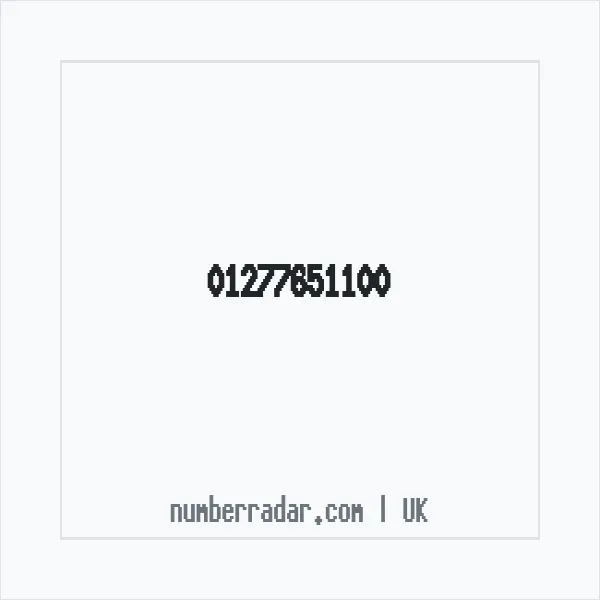 Reverse number check for +44 1277 651100 — who called me?