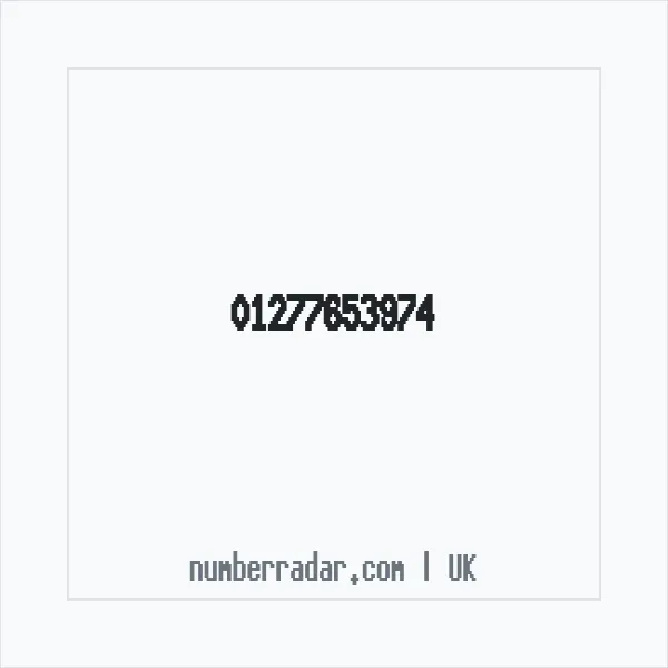 Reverse number check for +44 1277 653974 — who called me?