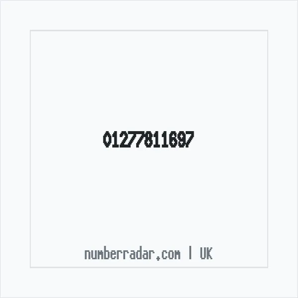 Reverse number check for +44 1277 811697 — who called me?