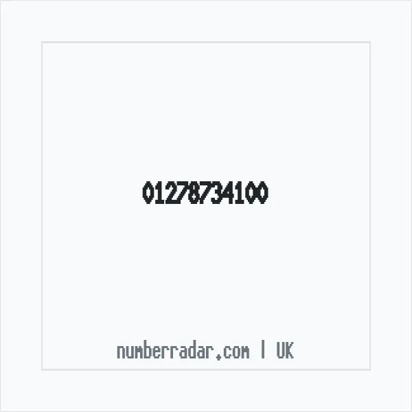 Reverse number check for +44 1278 734100 — who called me?