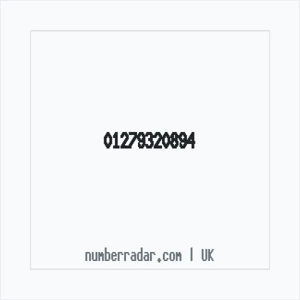 Reverse number check for +44 1279 320894 — who called me?