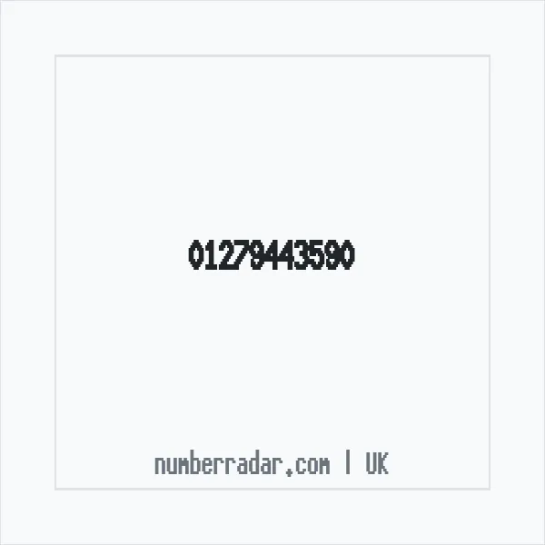 Reverse number check for +44 1279 443590 — who called me?