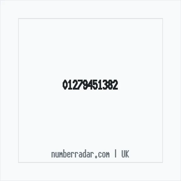 Reverse number check for +44 1279 451382 — who called me?