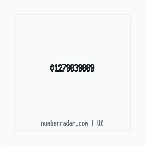 Reverse number check for +44 1279 639669 — who called me?