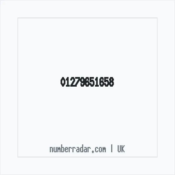 Reverse number check for +44 1279 651658 — who called me?