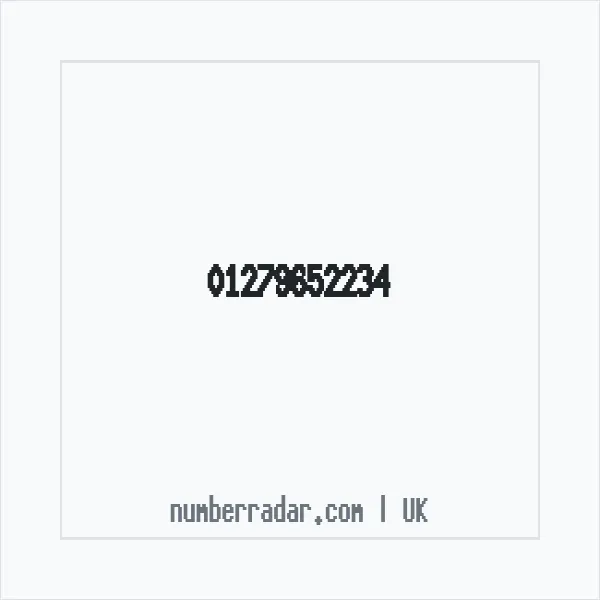 Reverse number check for +44 1279 652234 — who called me?