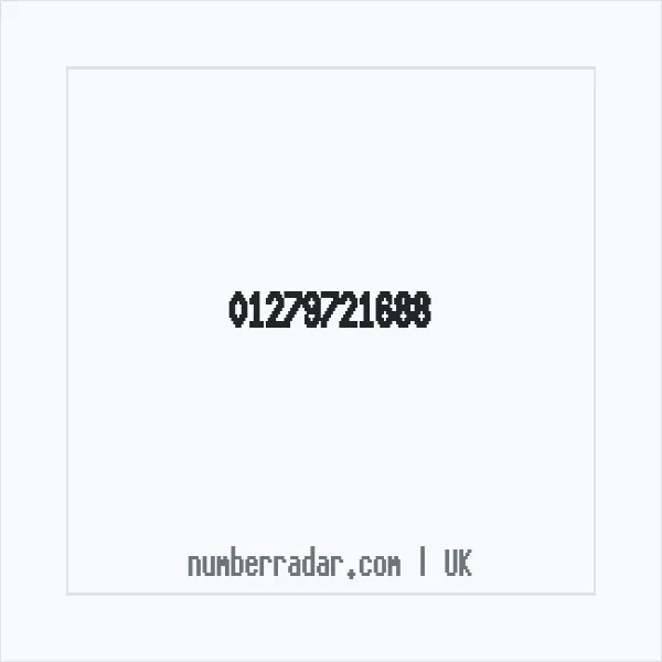 Reverse number check for +44 1279 721688 — who called me?