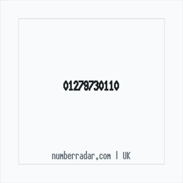 Reverse number check for +44 1279 730110 — who called me?