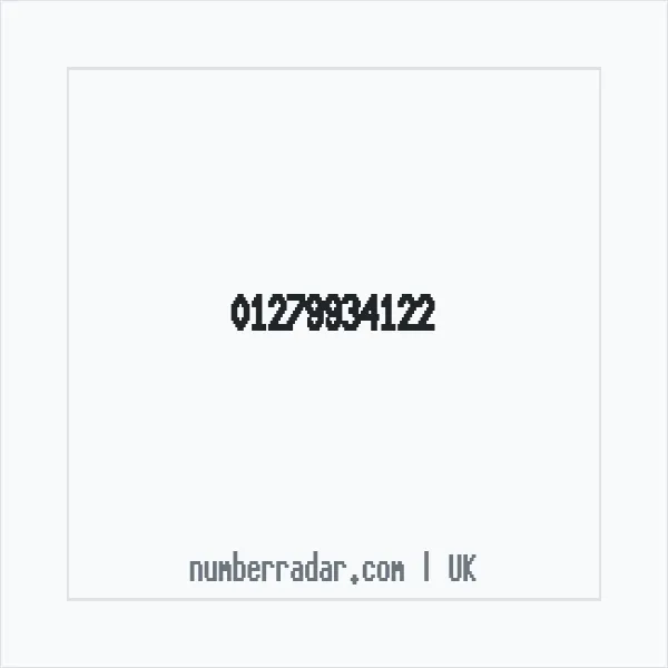 Reverse number check for +44 1279 934122 — who called me?