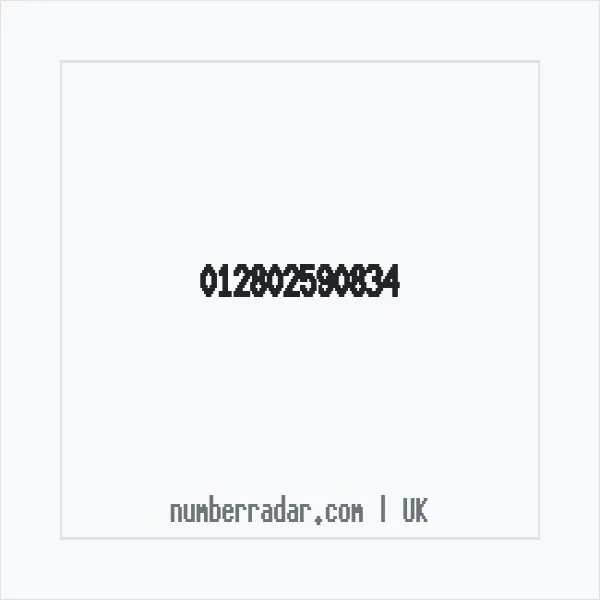 Reverse number check for +44 (1280) 259-083 — who called me?