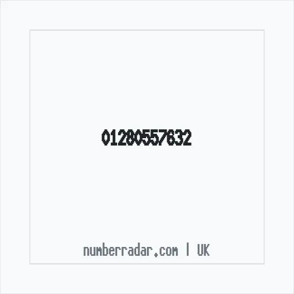 Reverse number check for +44 1280 557632 — who called me?