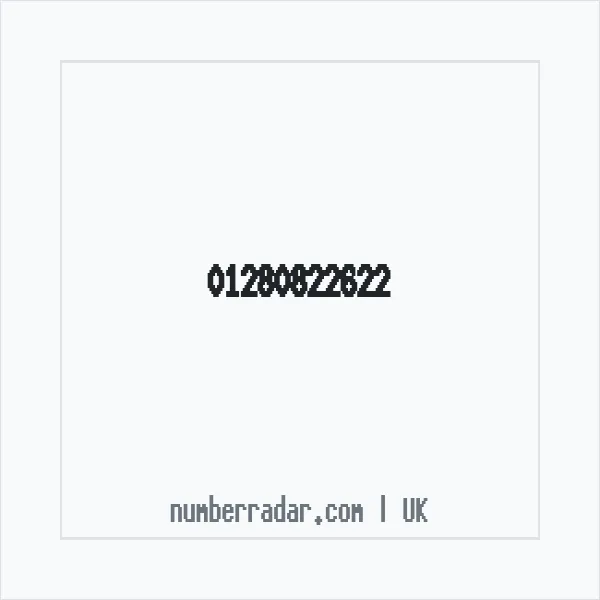 Reverse number check for +44 1280 822622 — who called me?