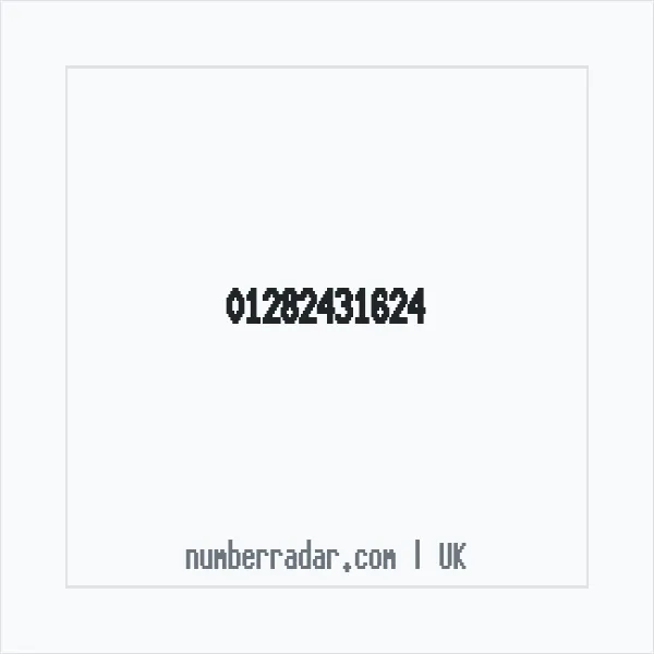 Reverse number check for +44 1282 431624 — who called me?