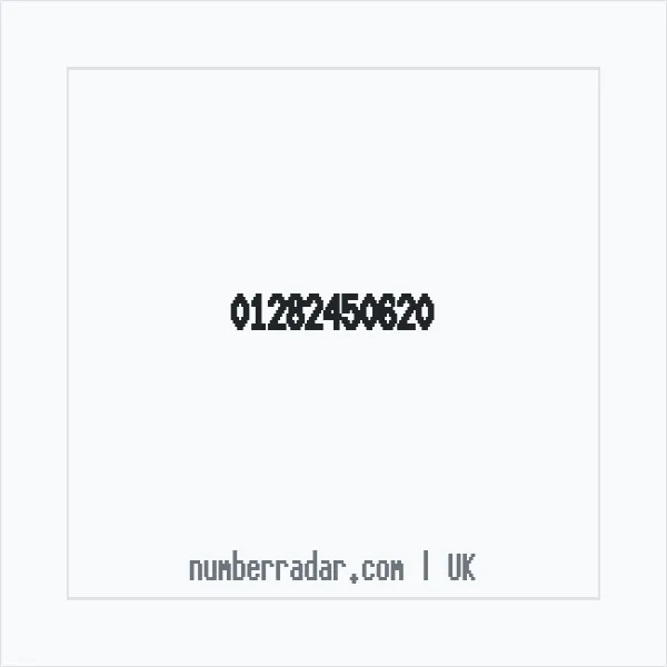 Reverse number check for +44 1282 450620 — who called me?