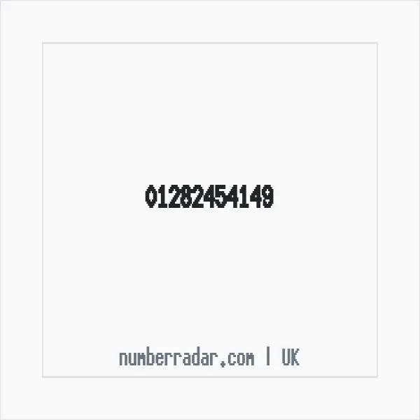 Reverse number check for +44 1282 454149 — who called me?