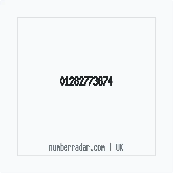 Reverse number check for +44 1282 773674 — who called me?