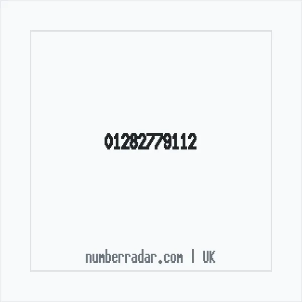 Reverse number check for +44 1282 779112 — who called me?