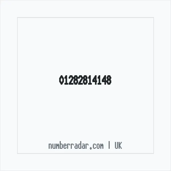 Reverse number check for +44 1282 814148 — who called me?