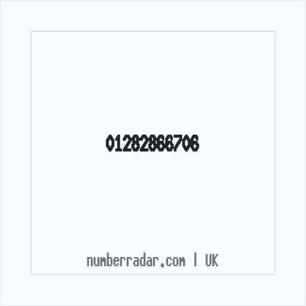 Reverse number check for +44 1282 866706 — who called me?