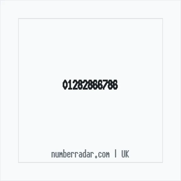 Reverse number check for +44 1282 866786 — who called me?