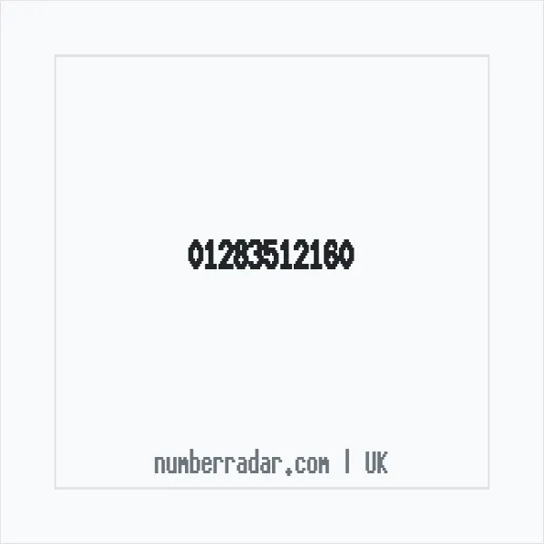 Reverse number check for +44 1283 512160 — who called me?