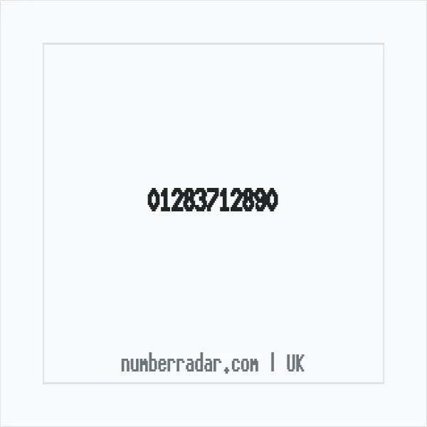 Reverse number check for +44 1283 712890 — who called me?