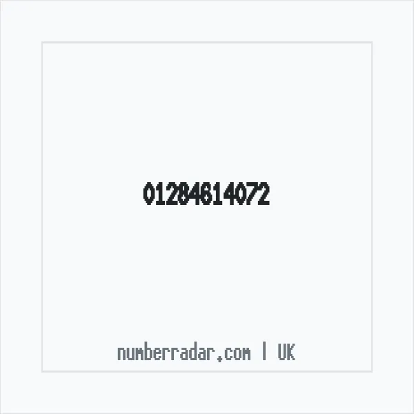 Reverse number check for +44 1284 614072 — who called me?