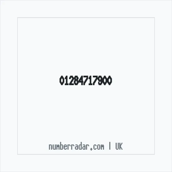 Reverse number check for +44 1284 717900 — who called me?