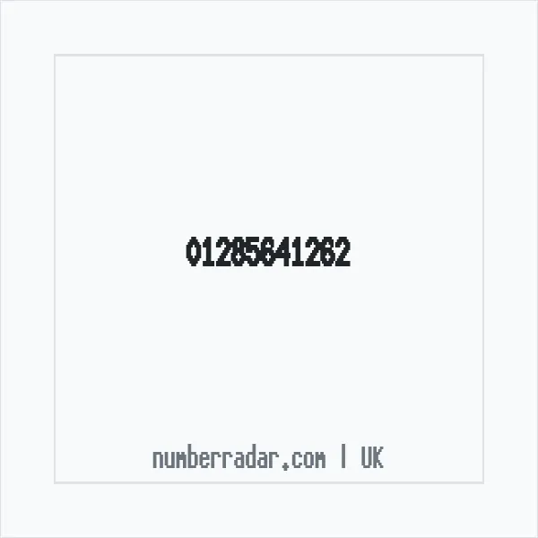 Reverse number check for +44 1285 641262 — who called me?