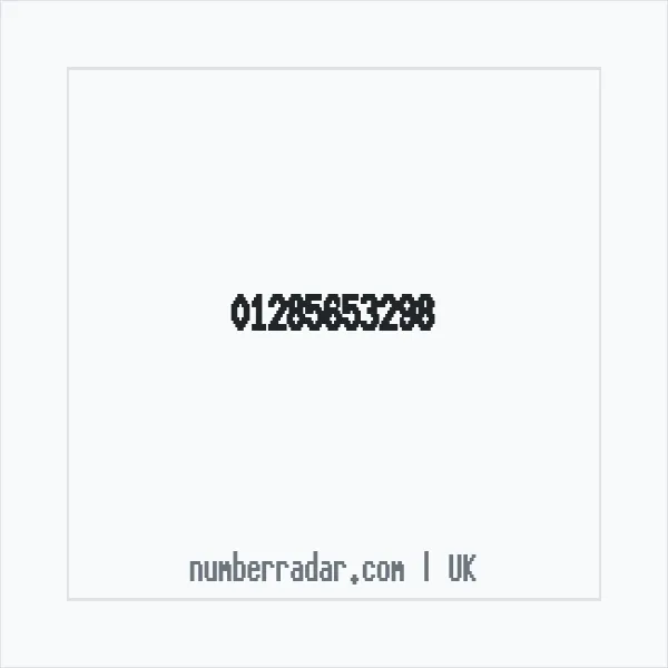 Reverse number check for +44 1285 653298 — who called me?