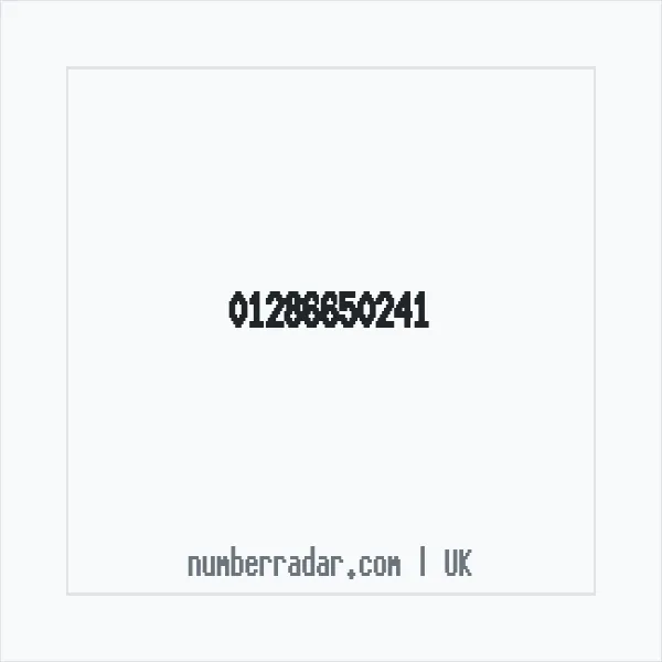 Reverse number check for +44 1286 650241 — who called me?