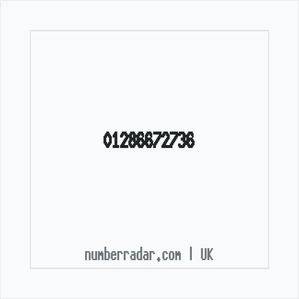 Reverse number check for +44 1286 672736 — who called me?