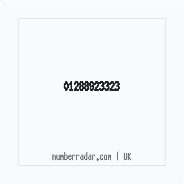 Reverse number check for +44 1288 923323 — who called me?