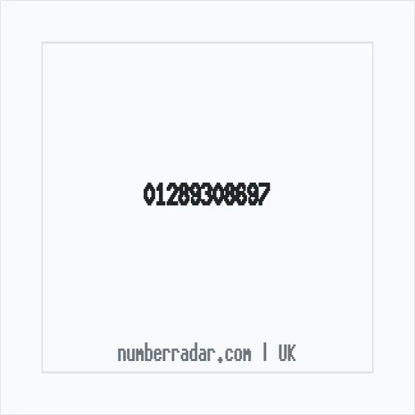 Reverse number check for +44 1289 308697 — who called me?