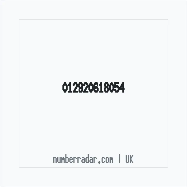 Reverse number check for +44 (1292) 061-805 — who called me?