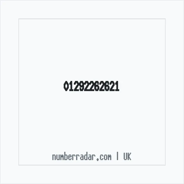 Reverse number check for +44 1292 262621 — who called me?