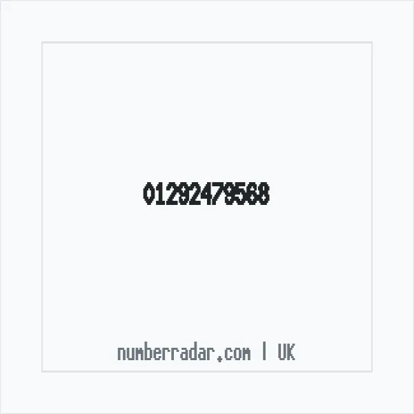 Reverse number check for +44 1292 479568 — who called me?