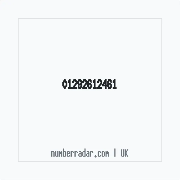Reverse number check for +44 1292 612461 — who called me?