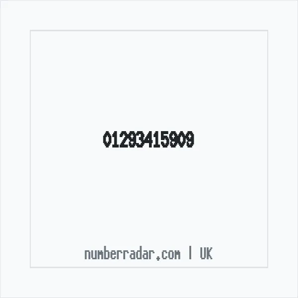 Reverse number check for +44 1293 415909 — who called me?