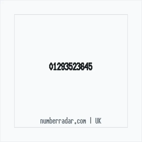 Reverse number check for +44 1293 523645 — who called me?