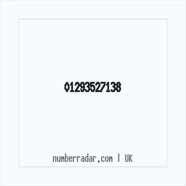 Reverse number check for +44 1293 527138 — who called me?