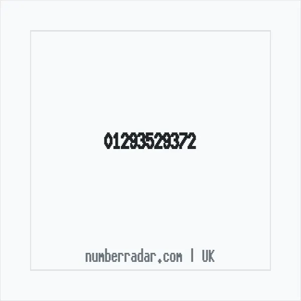 Reverse number check for +44 1293 529372 — who called me?