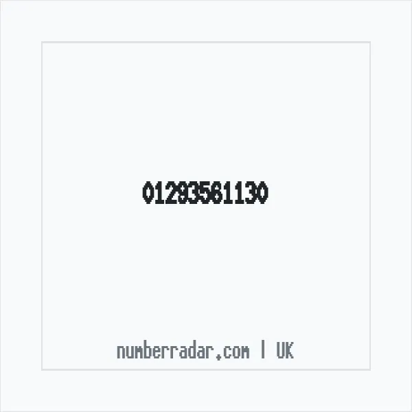 Reverse number check for +44 1293 561130 — who called me?