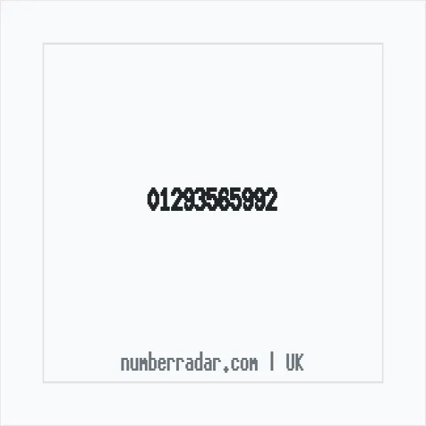 Reverse number check for +44 1293 565992 — who called me?
