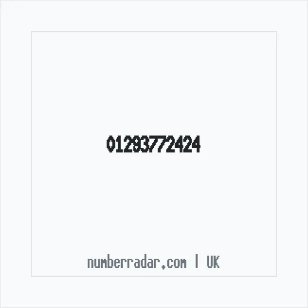 Reverse number check for +44 1293 772424 — who called me?