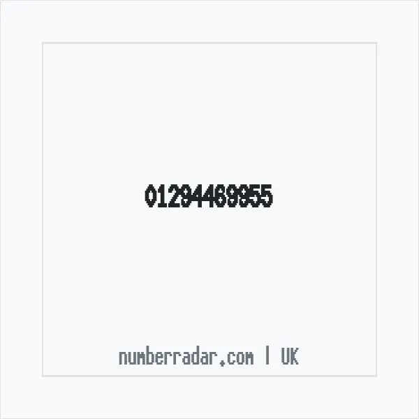 Reverse number check for +44 1294 469955 — who called me?